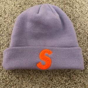 Supreme New Era S Logo Beanie Violet